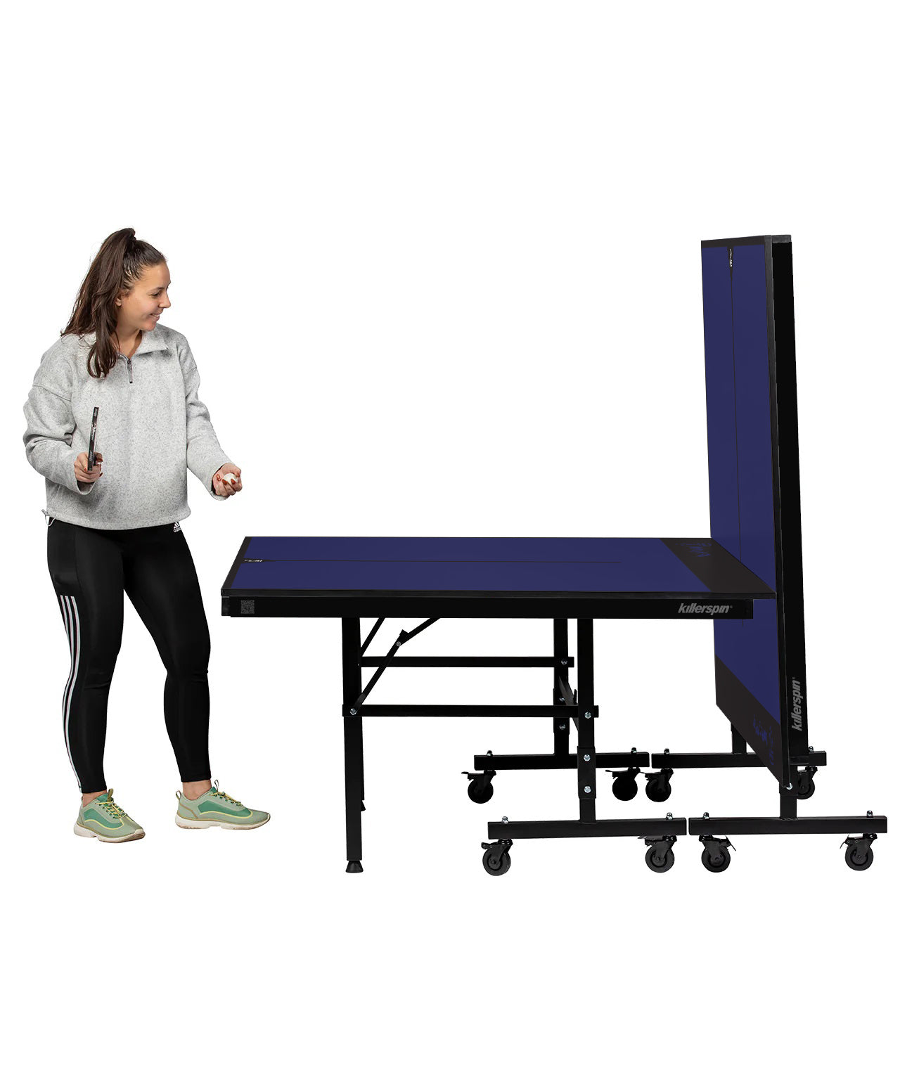 Killerspin MyT 415X Mega DeepBlu Table Tennis Table